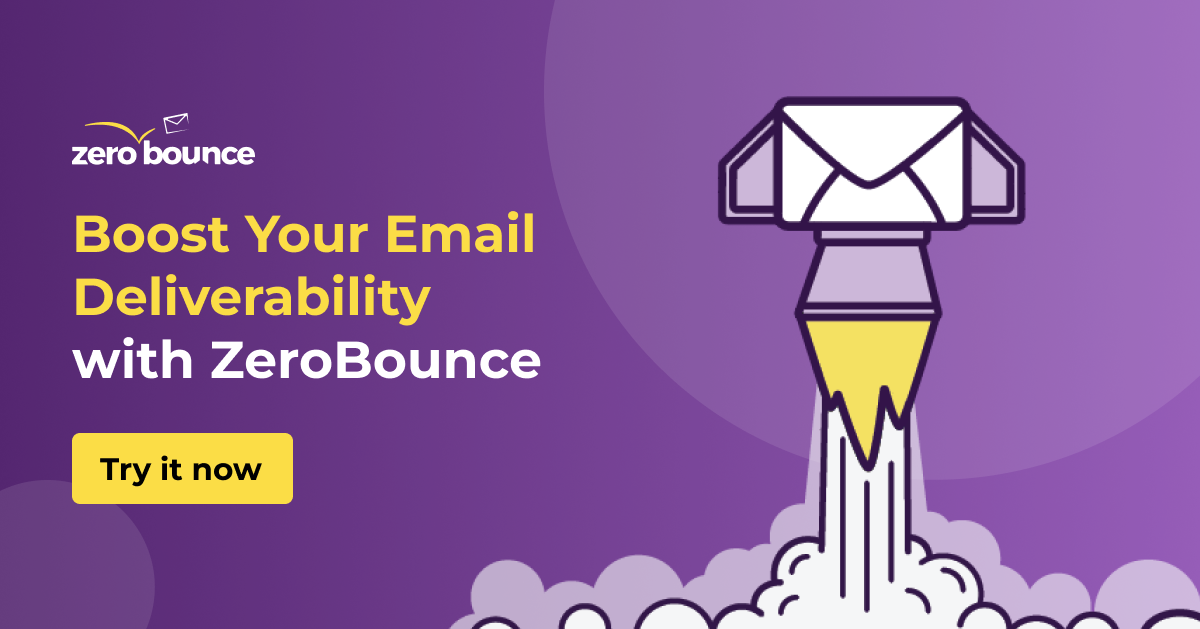 Validate and improve email lists with ZeroBounce
