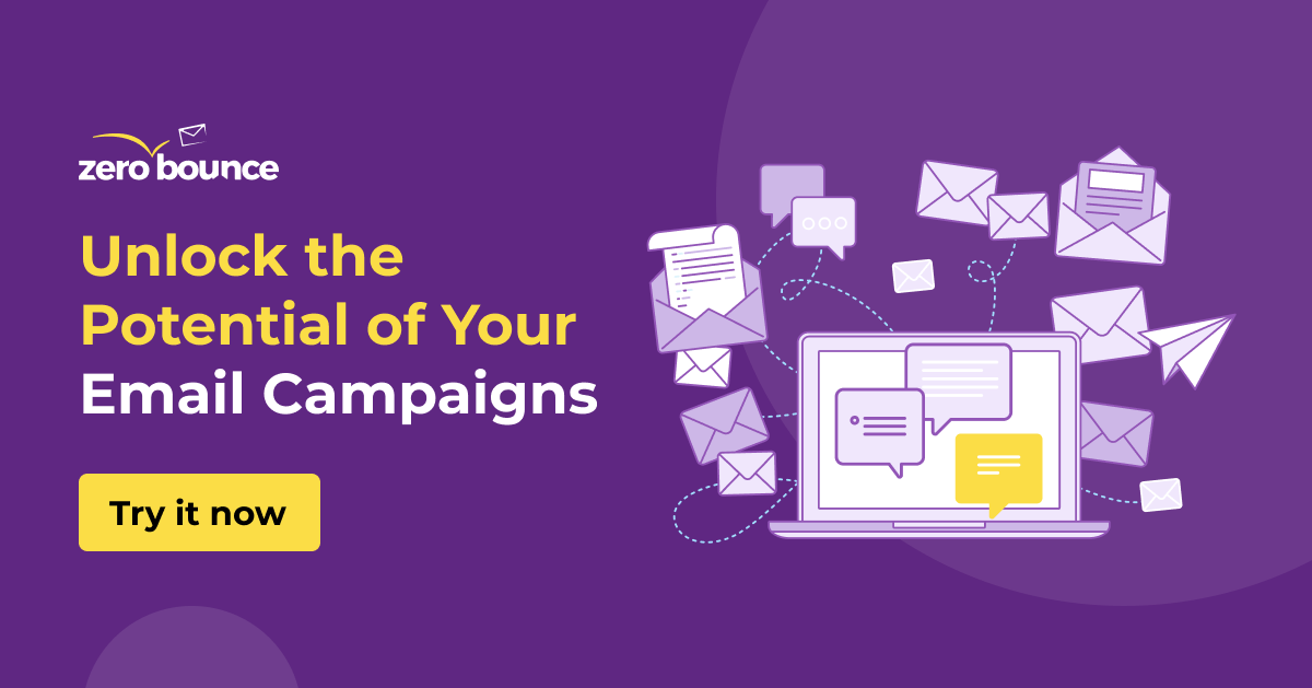 Validate and improve email lists with ZeroBounce